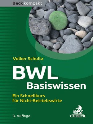 cover image of BWL Basiswissen